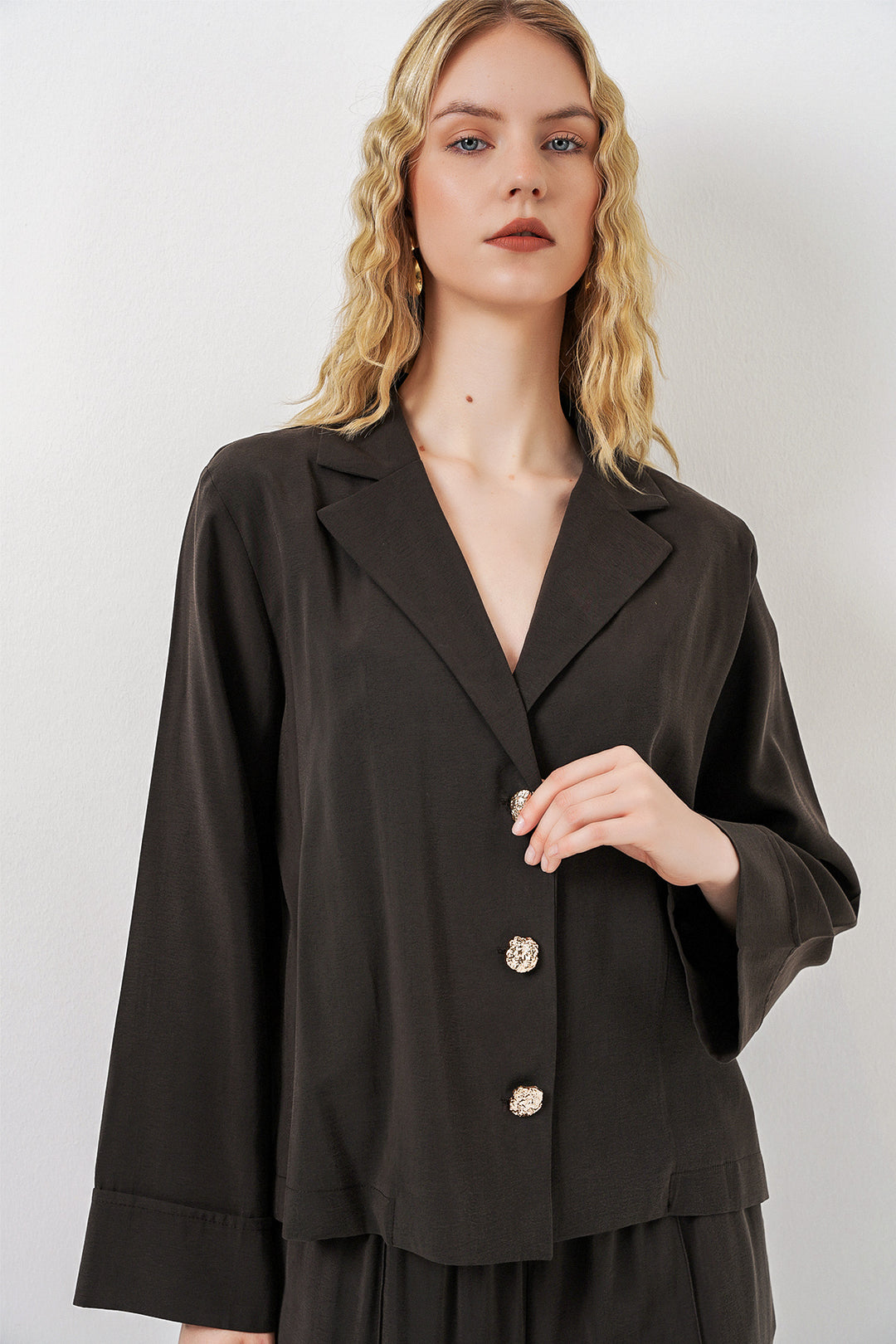Bigdart Ensemble de Veste et Pantalon Femme 30065 - Marron clair