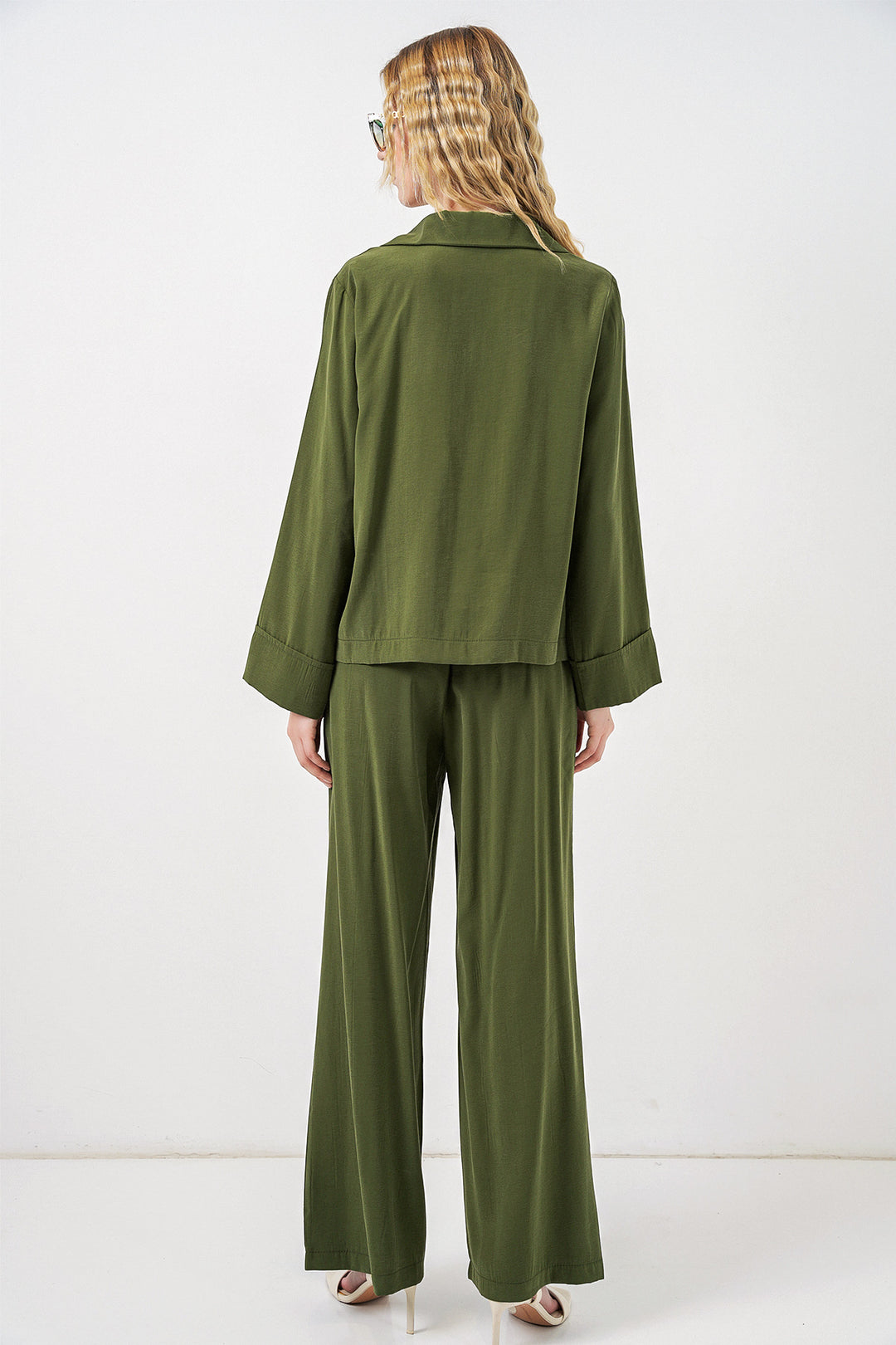 Bigdart Ensemble de Veste et Pantalon Femme 30065 - Kaki