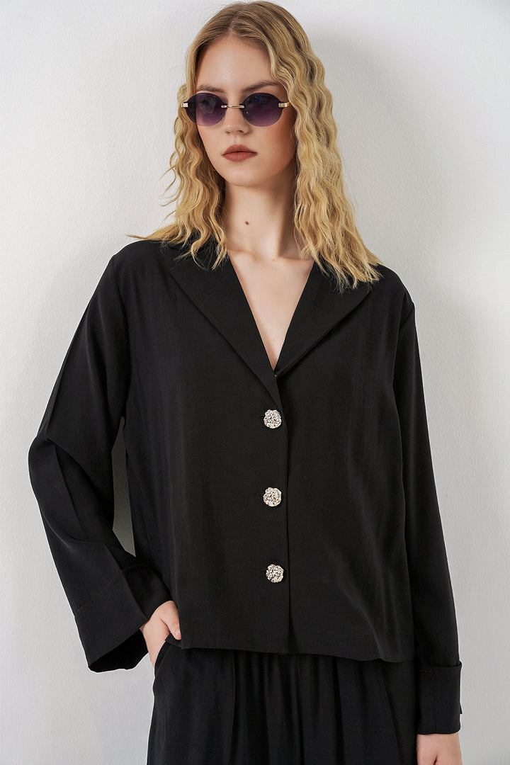 Bigdart Ensemble de Veste et Pantalon Femme 30065 - Noir