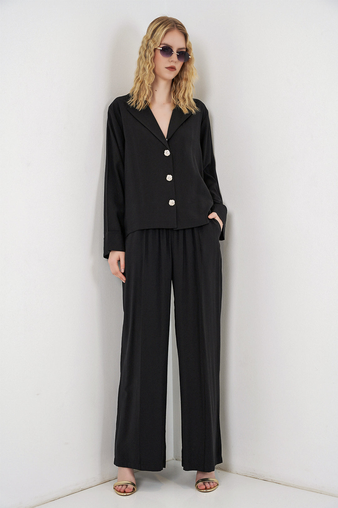 Bigdart Ensemble de Veste et Pantalon Femme 30065 - Noir