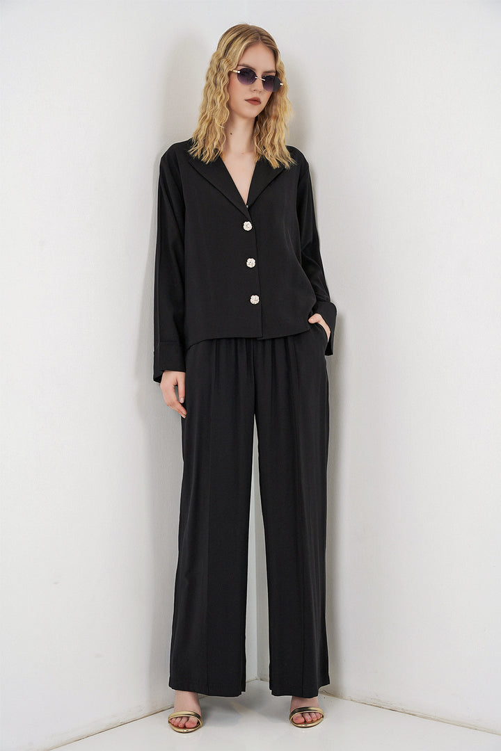 Bigdart Ensemble de Veste et Pantalon Femme 30065 - Noir