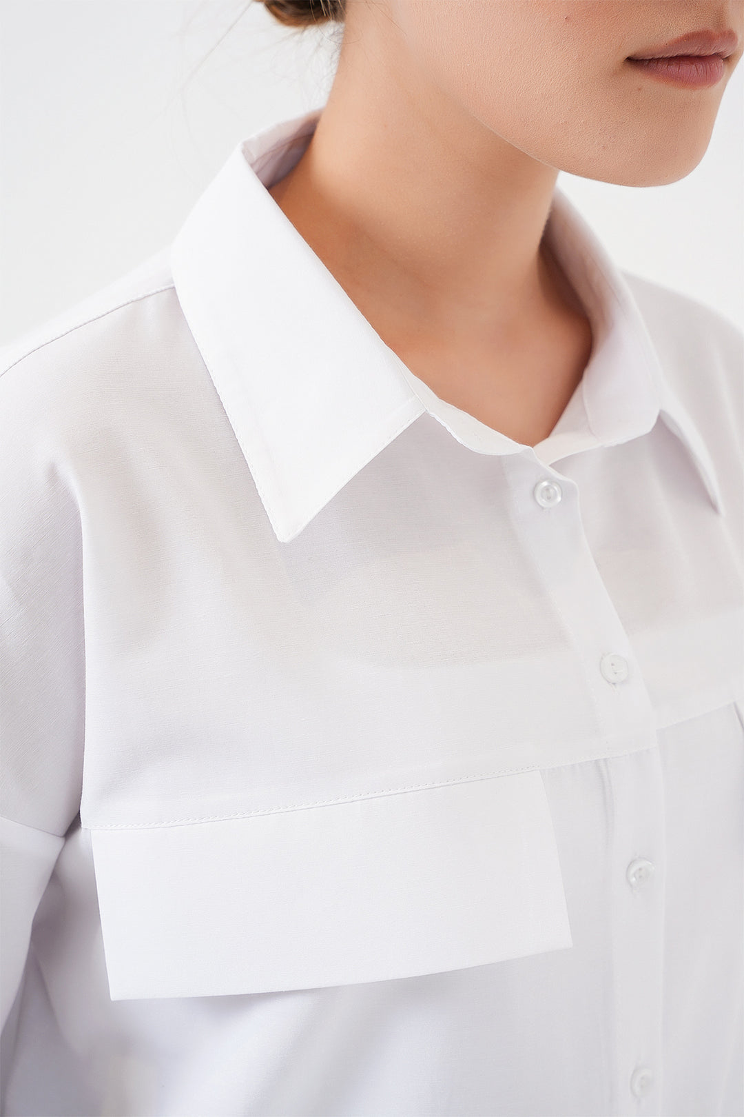 Bigdart Chemise oversize à poches pour femmes 20313 - Blanc