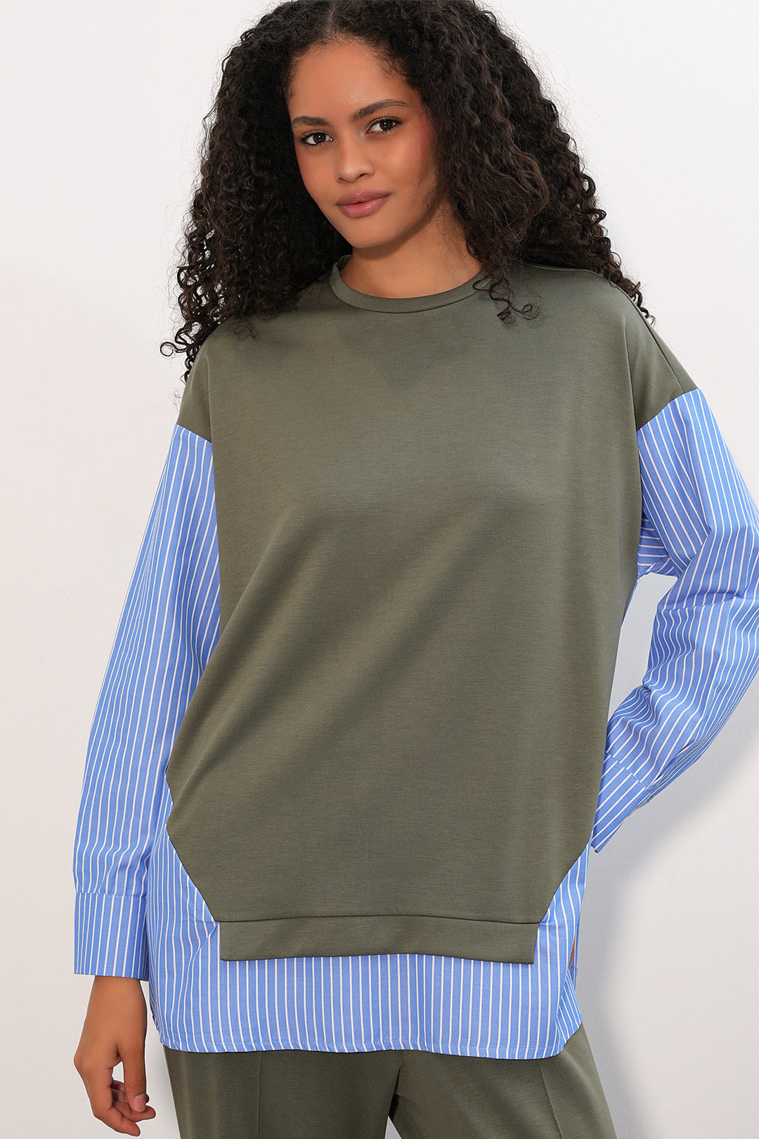 Bigdart Ensemble Femme à Rayures 6750 - Vert d'eau