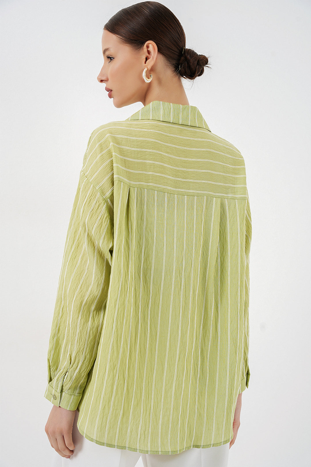 Bigdart Chemise oversize à rayures pour femme 20293 - e.Vert