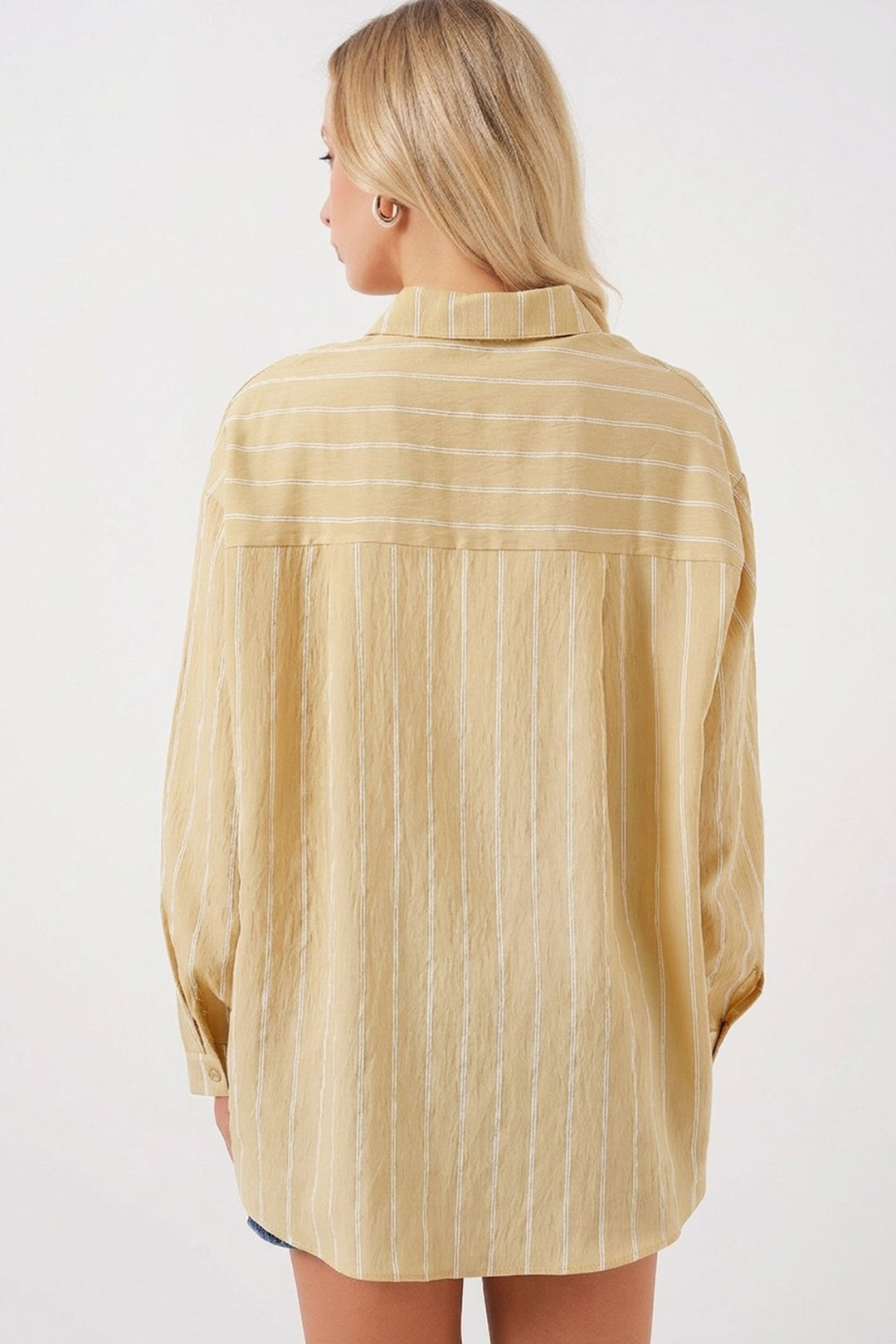 Bigdart Chemise oversize à rayures femme 20293 - Vison