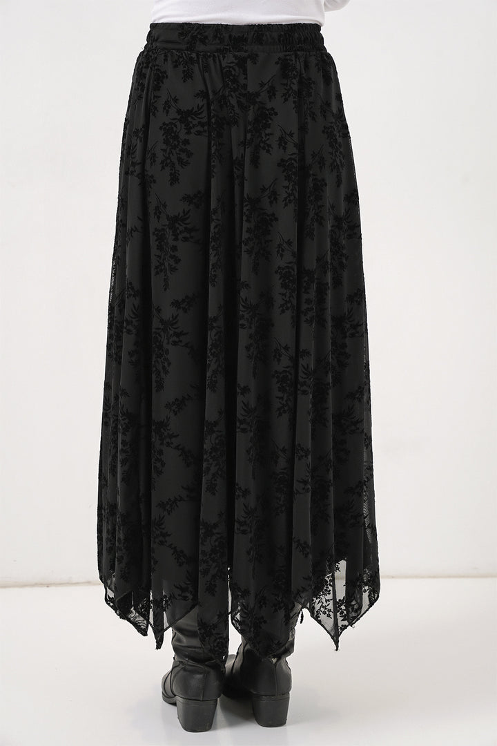 Bigdart Jupe doublée à motifs pour femme 8059 - Noir