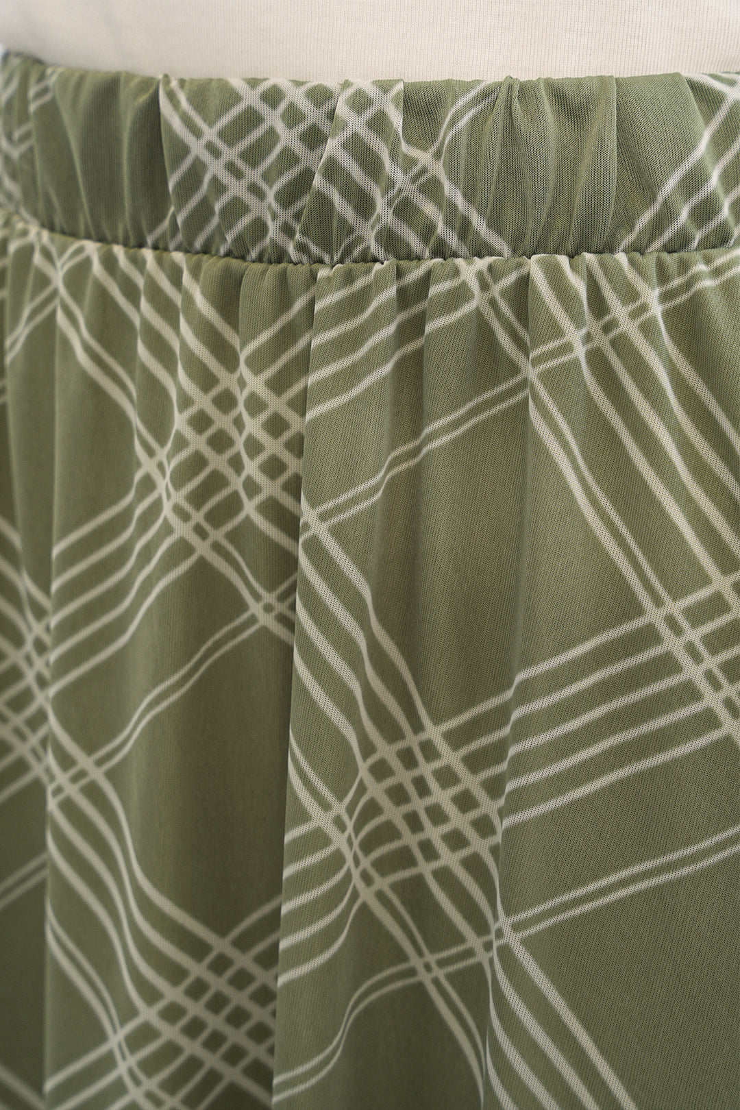 Bigdart Jupe doublée à motifs pour femme 8075 - Vert d'eau