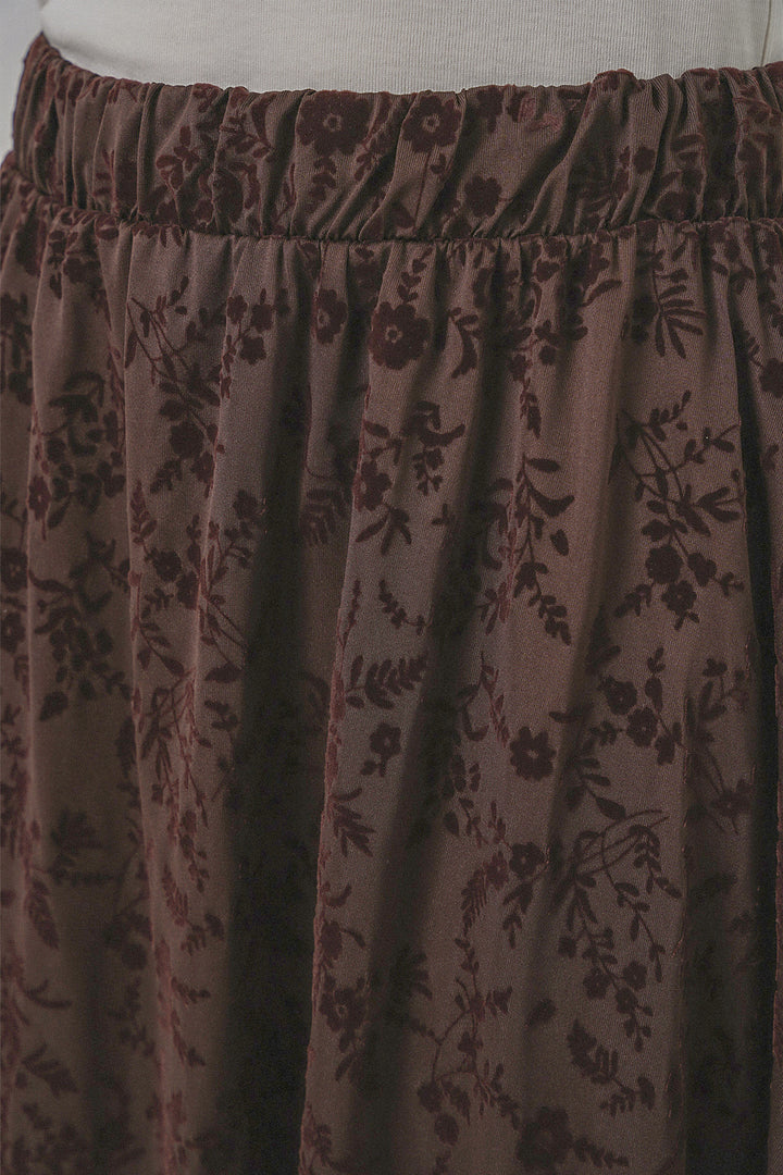 Bigdart Jupe Femme à Motifs Doublée 8075 - Marron