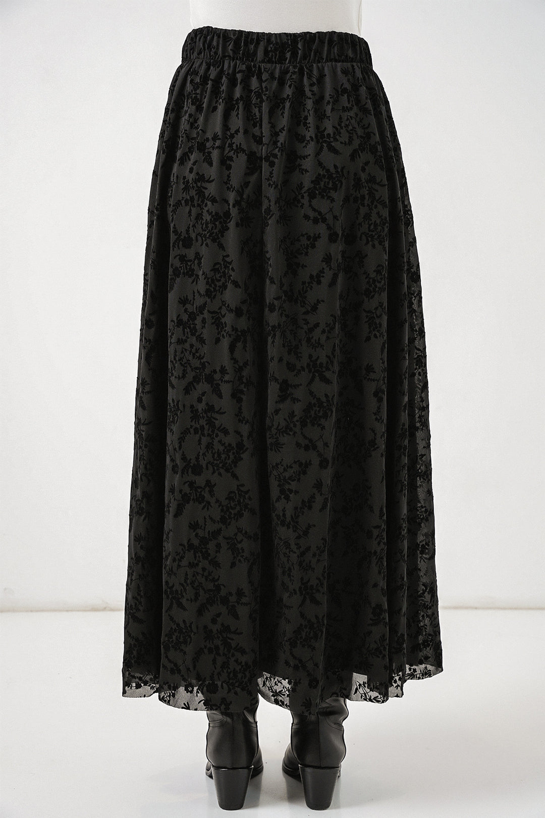 Bigdart Jupe Femme à Motifs Doublée 8075 - Noir