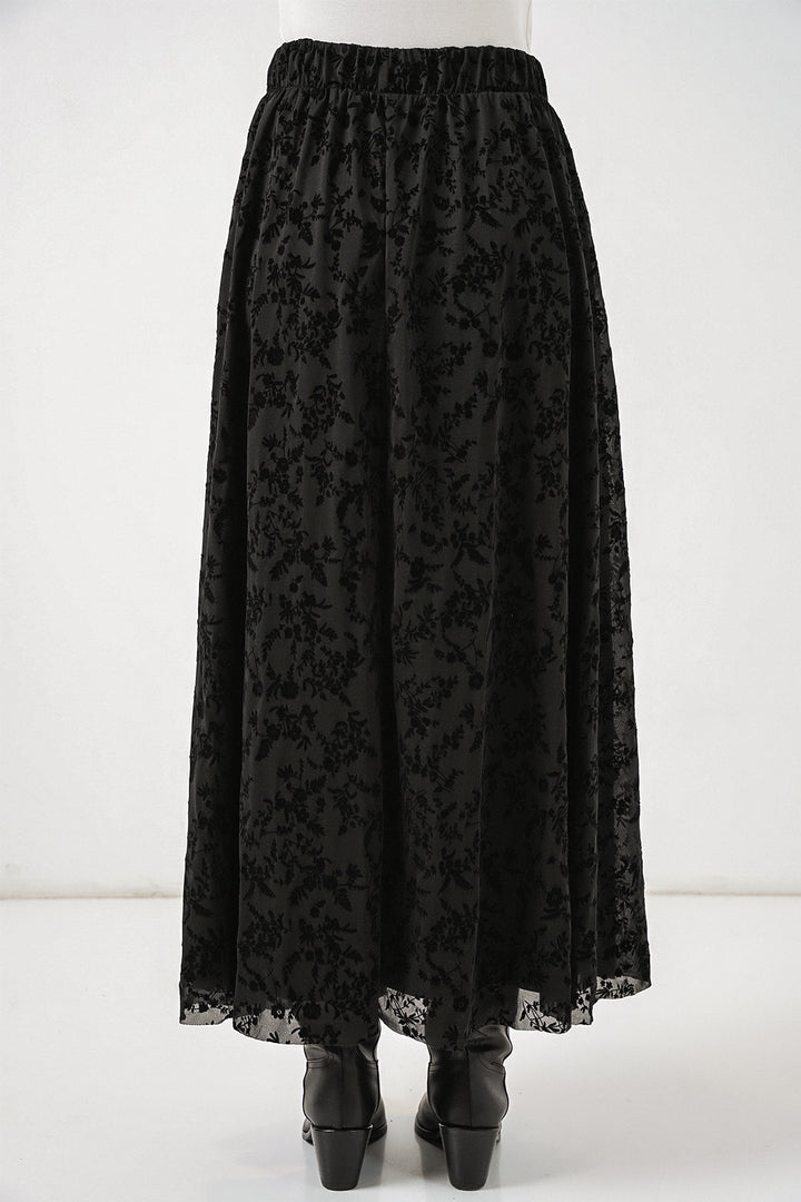 Bigdart Jupe Femme à Motifs Doublée 8075 - Noir