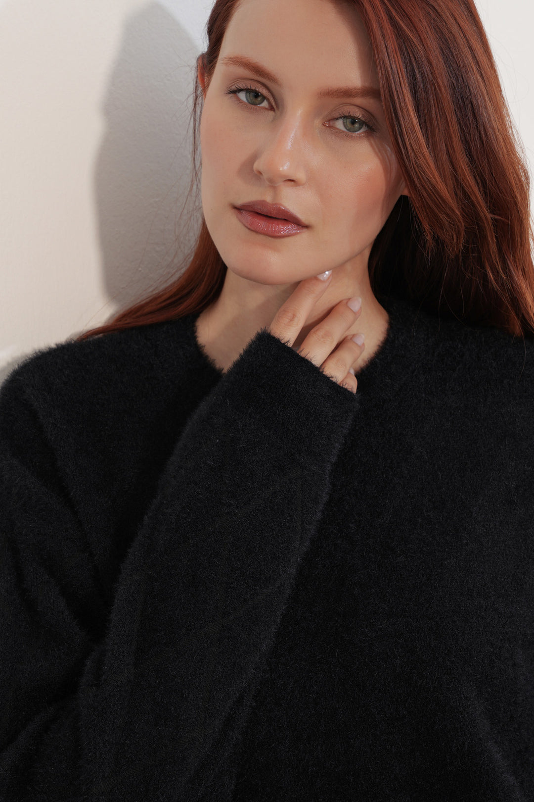Bigdart Pull oversize à motifs 15970 - Noir