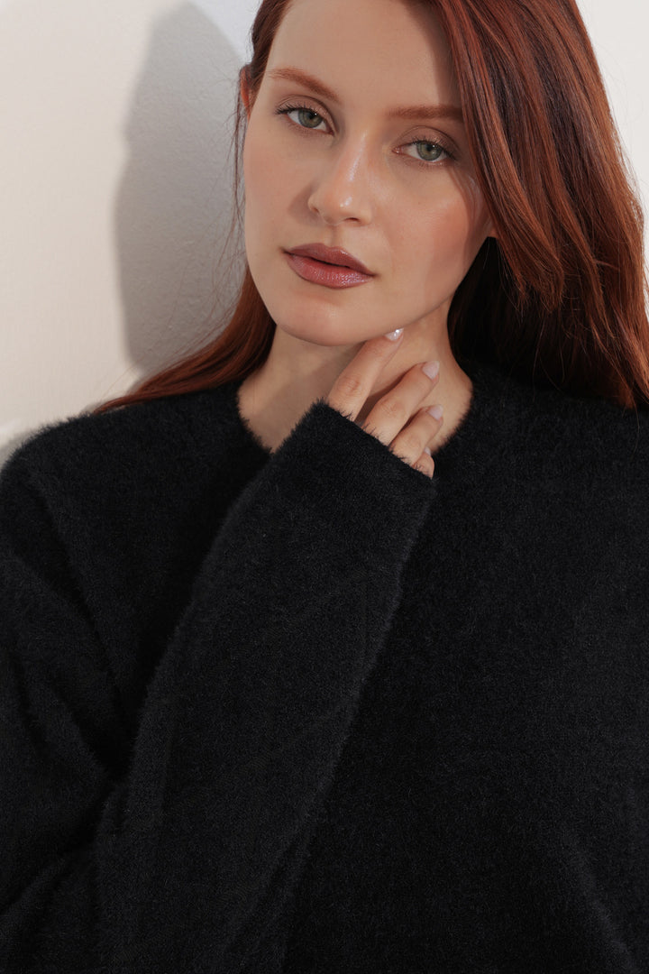 Bigdart Pull oversize à motifs 15970 - Noir