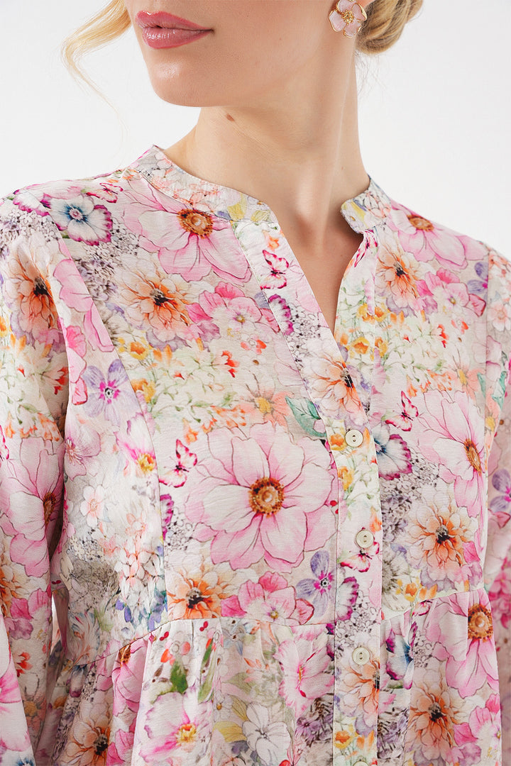 Bigdart Robe de hijab à motifs pour femmes 2583 - Rose