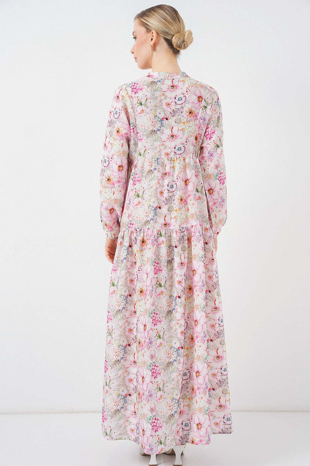 Bigdart Robe de hijab à motifs pour femmes 2583 - Rose