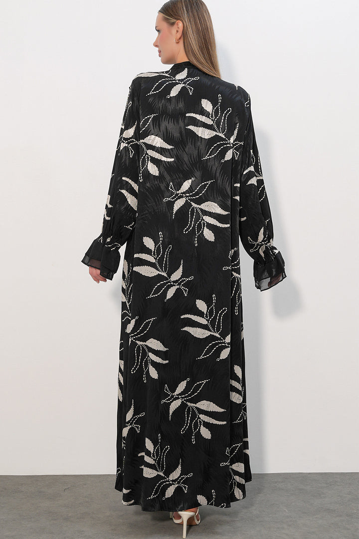 Bigdart Robe de soirée longue à motifs pour femme 2620 - Noir