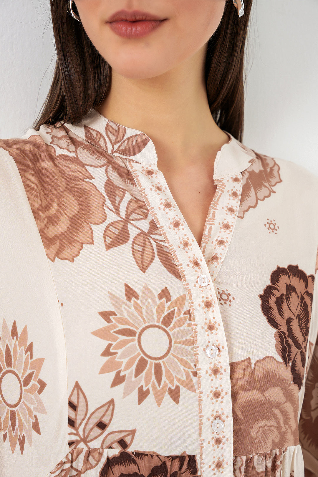 Bigdart Robe longue à motifs pour femmes 2585 - A.Bej