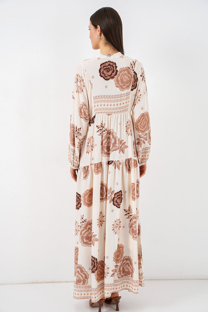 Bigdart Robe longue à motifs pour femmes 2585 - A.Bej