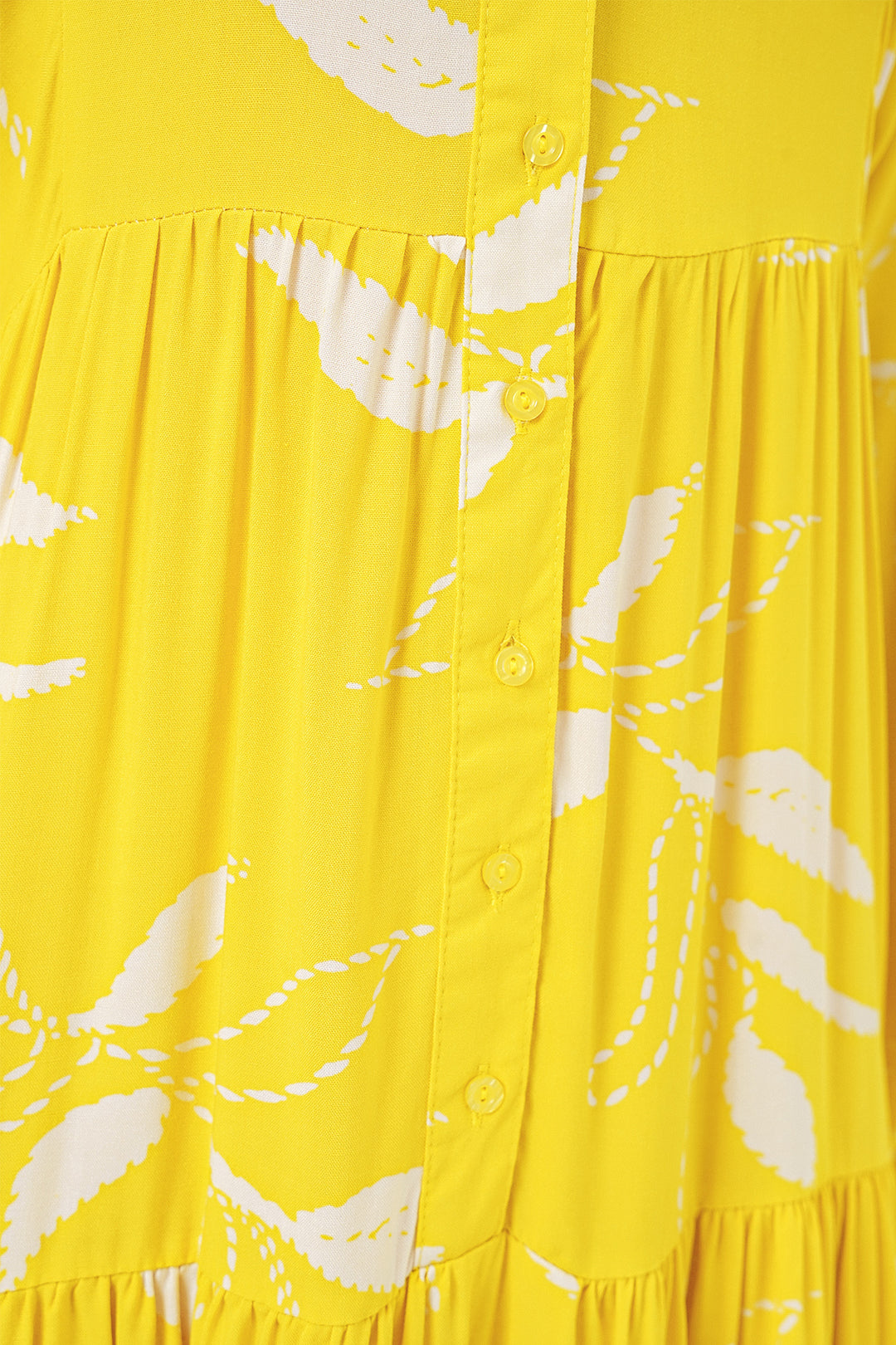 Bigdart Robe longue modestie à motifs femme 2585 - Jaune