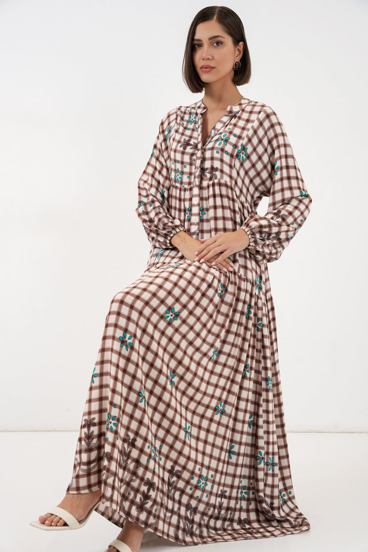 Bigdart Robe longue à motifs pour femme 2585 - A.Taba