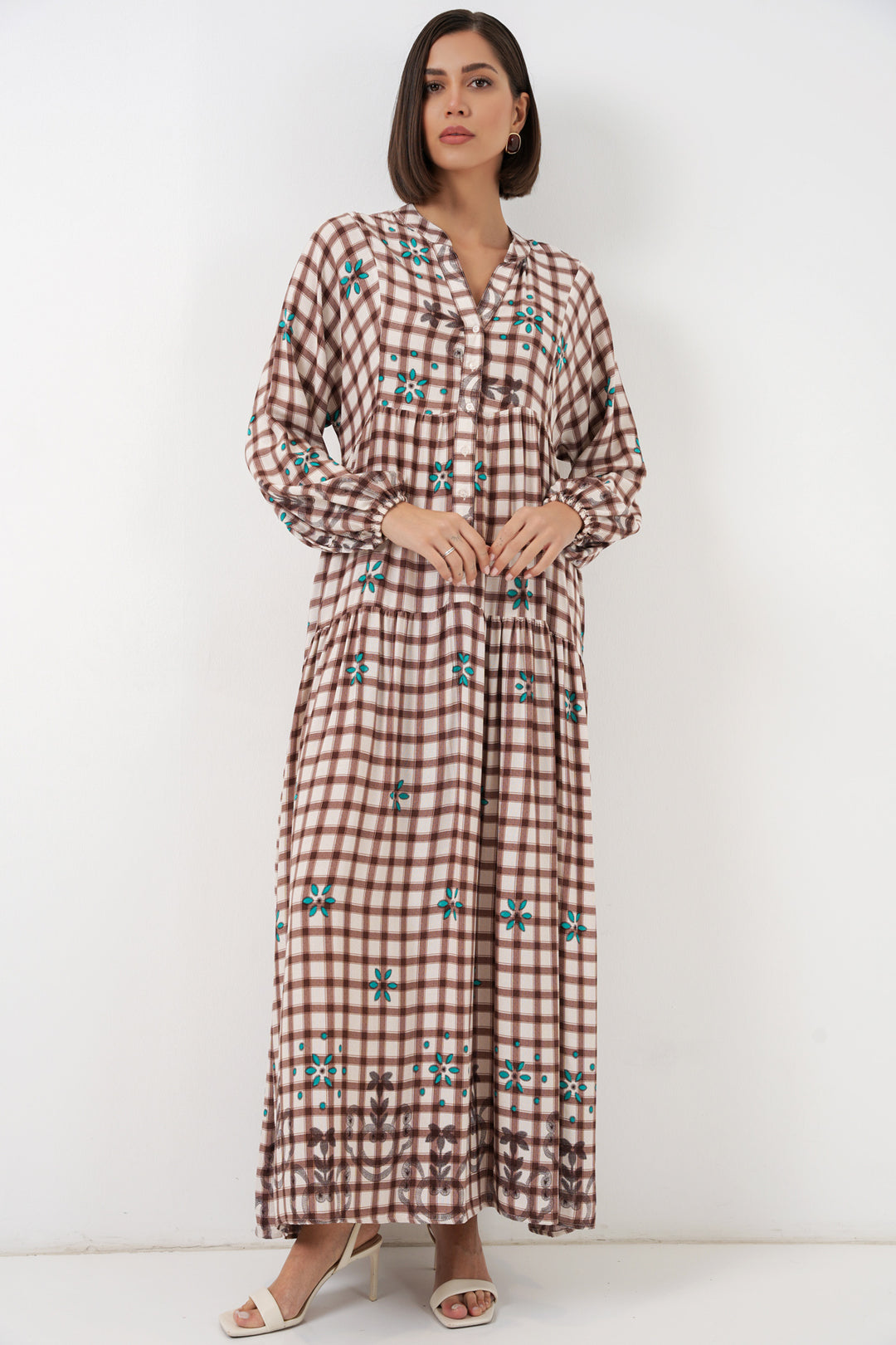 Bigdart Robe longue à motifs pour femme 2585 - A.Taba