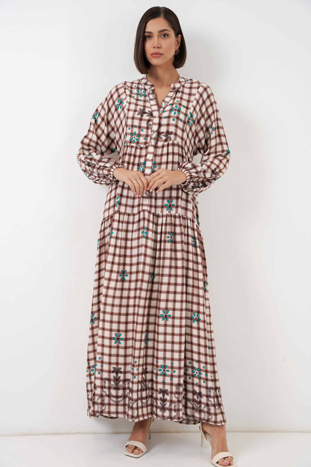 Bigdart Robe longue à motifs pour femme 2585 - A.Taba