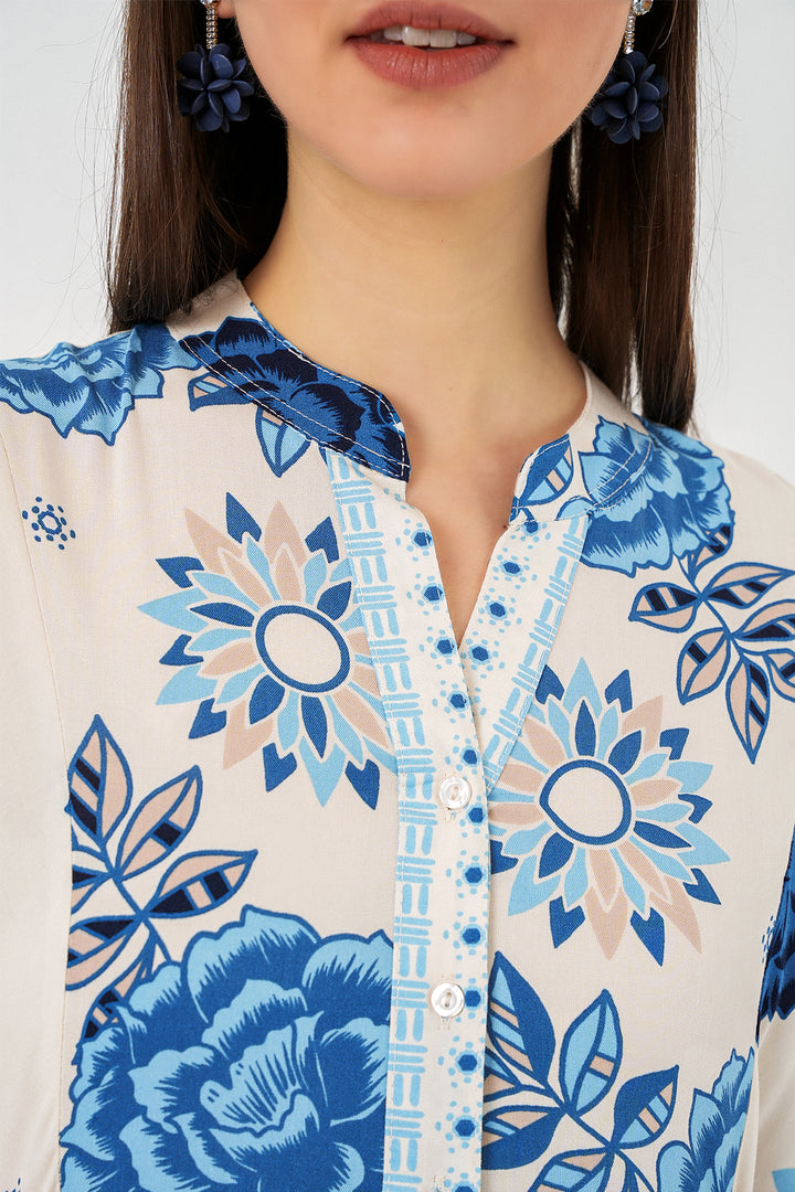 Bigdart Robe longue modifiée pour femme 2585 - Bleu saphir
