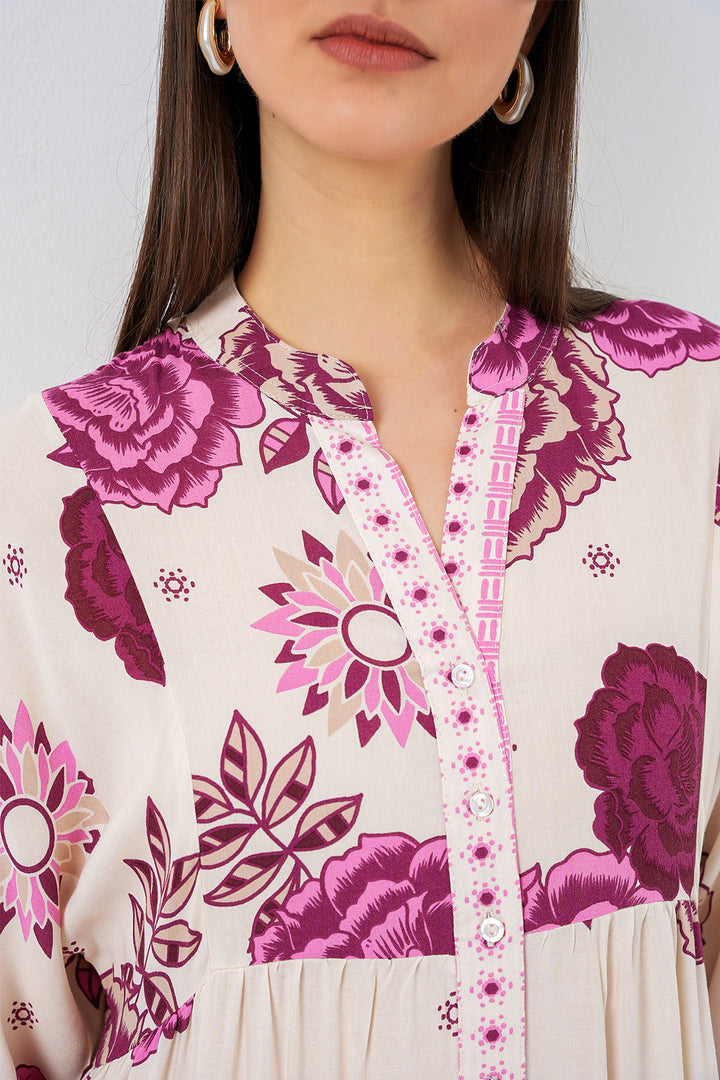 Bigdart Robe longue modifiée pour femme 2585 - Fuchsia foncé