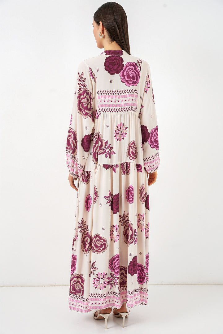 Bigdart Robe longue modifiée pour femme 2585 - Fuchsia foncé