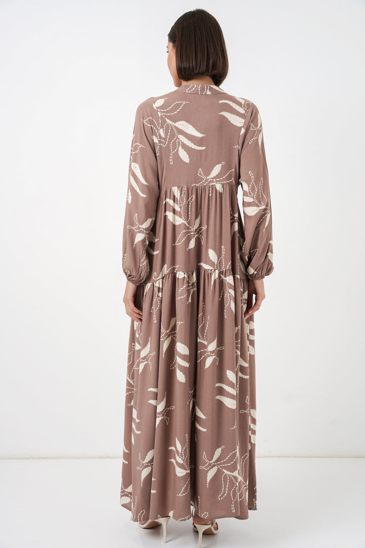 Bigdart Robe longue modélisée pour femme 2585 - d.Vison