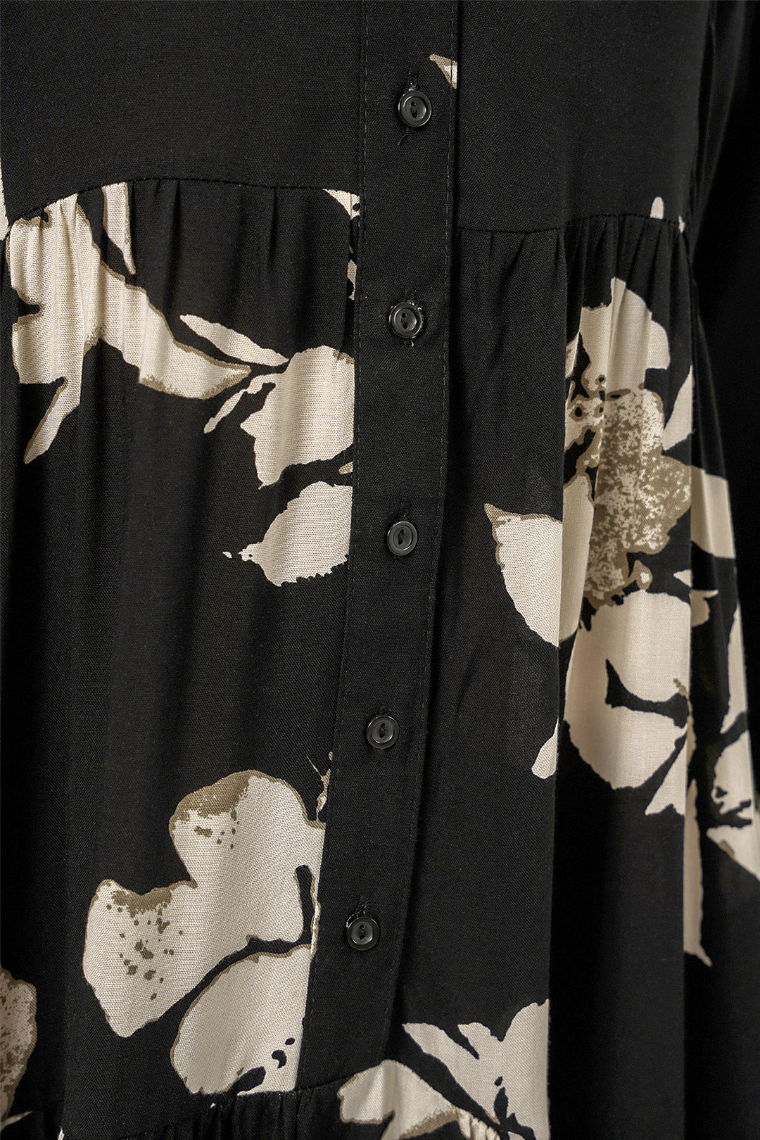 Bigdart Robe longue de hijab à motifs pour femme 2585 - düz Noir