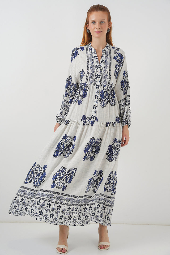 Bigdart Robe Longue Modèle Femme 2585 - Bleu marine