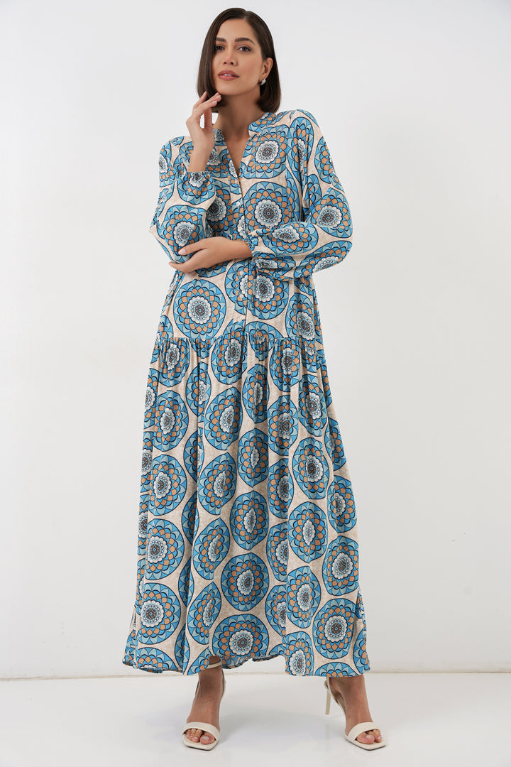 Bigdart Robe longue à motifs pour femme 2585 - F.Mint