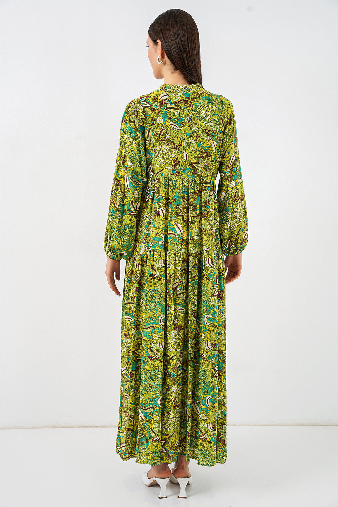 Bigdart Robe longue modifiée pour femme 2585 - Vert foncé