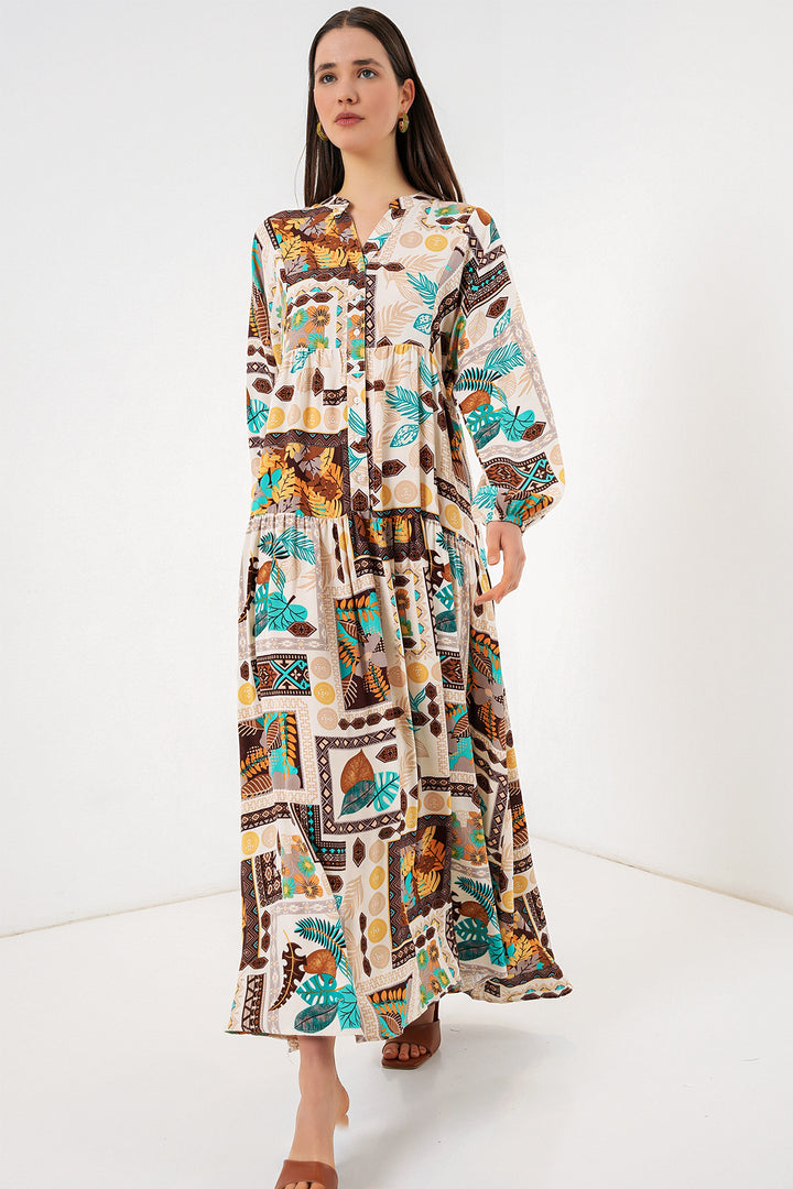 Bigdart Robe longue modifiée pour femme 2585 - Marron foncé