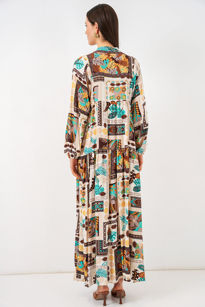 Bigdart Robe longue modifiée pour femme 2585 - Marron foncé