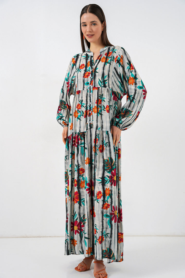 Bigdart Robe longue modifiée pour femme 2585 - Gris anthracite