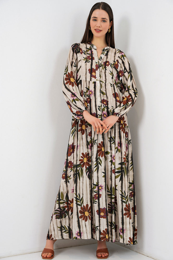 Bigdart Robe longue modifiée pour femme 2585 - Café beige