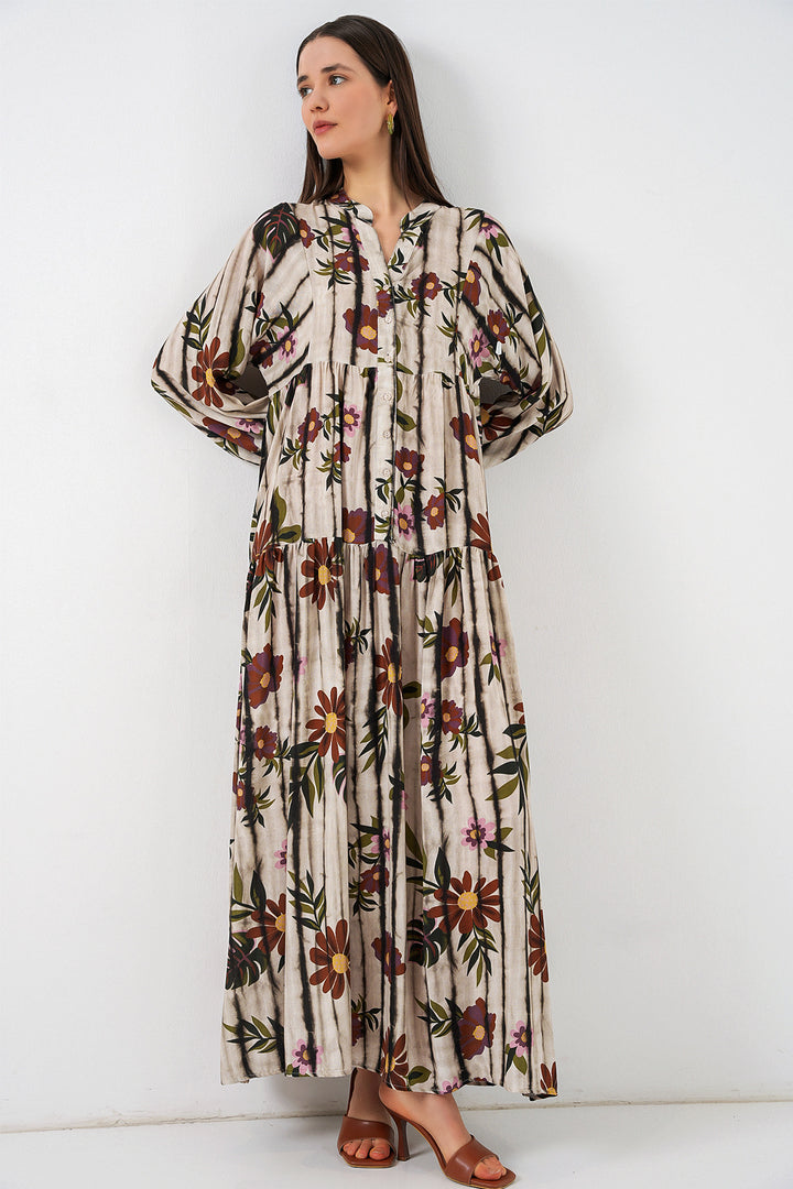 Bigdart Robe longue modifiée pour femme 2585 - Café beige