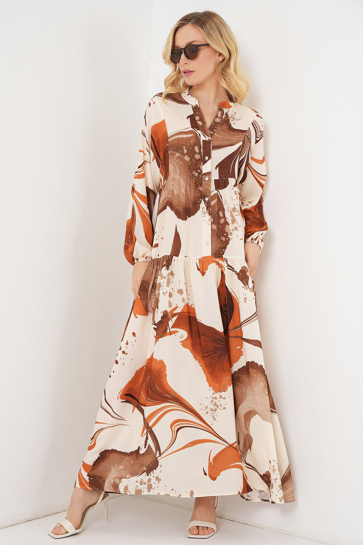 Bigdart Robe Longue Modèle Femme 2585 - Marron
