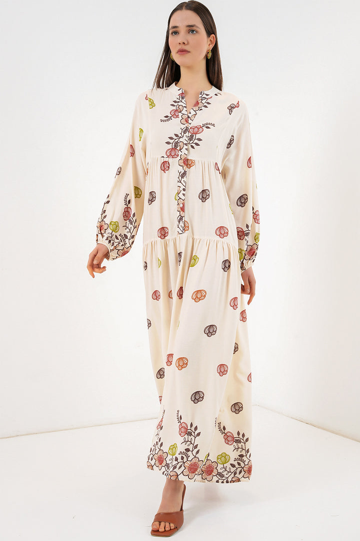 Bigdart Robe longue modifiée pour femme 2585 - Terre cuite
