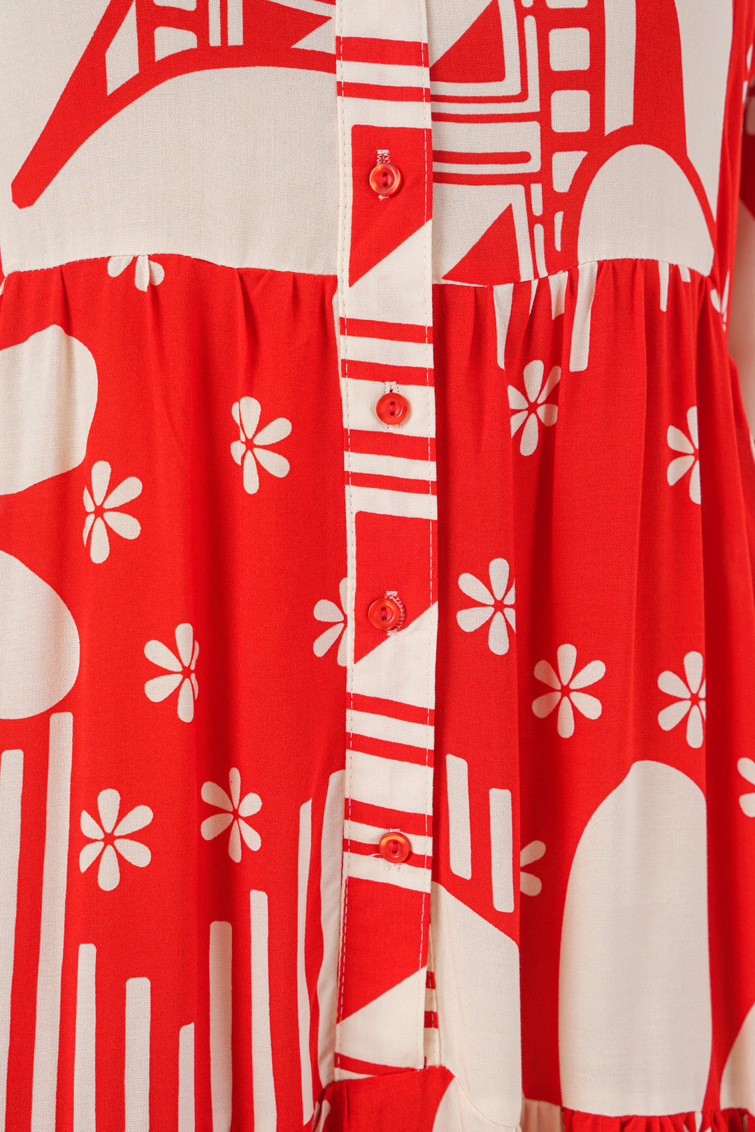 Bigdart Robe longue à motifs pour femme 2585 - Rouge N.