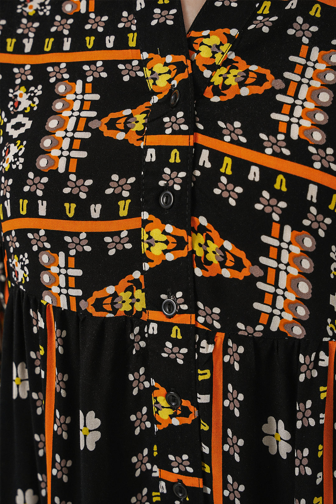 Bigdart Robe longue modeste à motifs pour femme 2585 - N. Noir