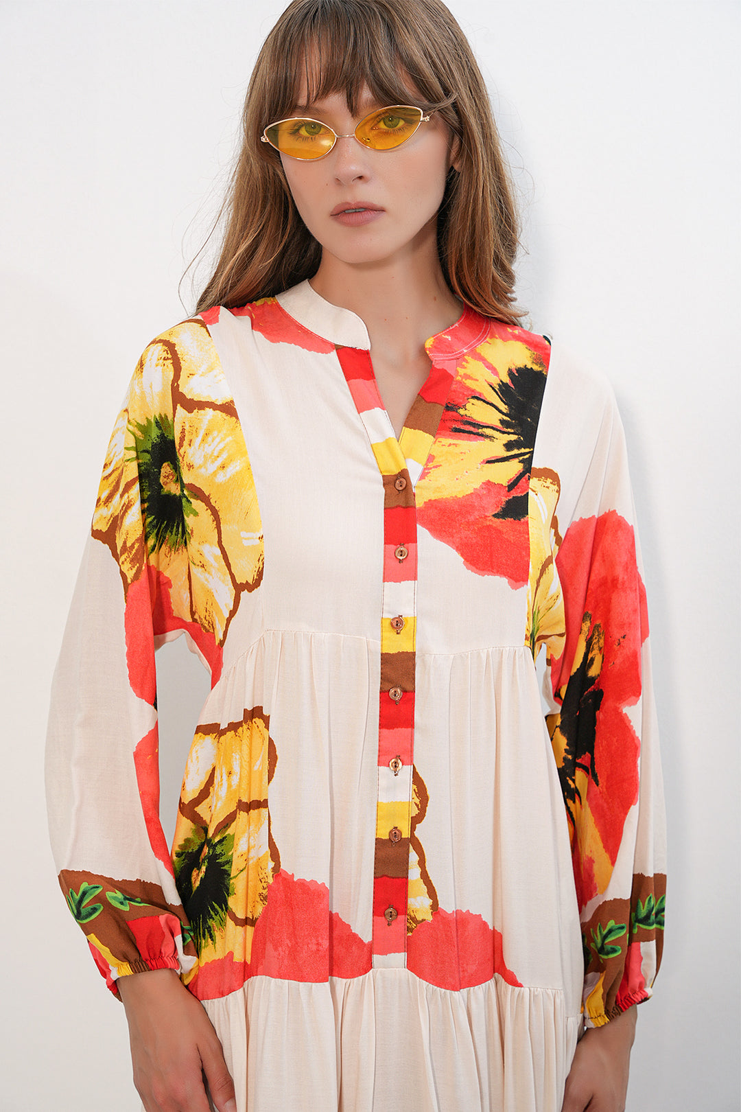 Bigdart Robe longue modeste à motifs pour femmes 2585 - Grenade