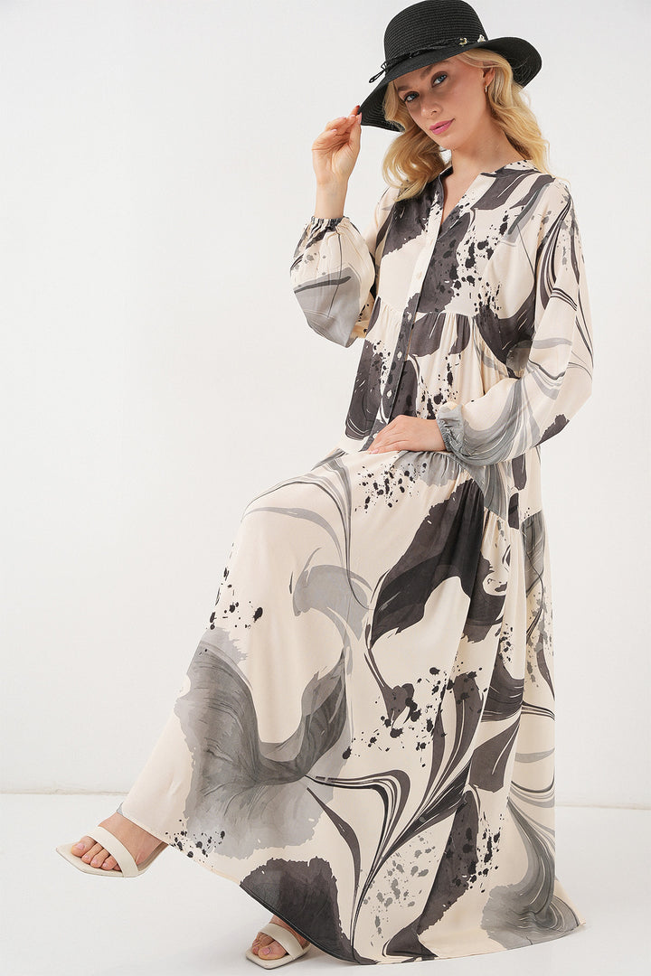 Bigdart Robe longue modélisée pour femme 2585 - Noir