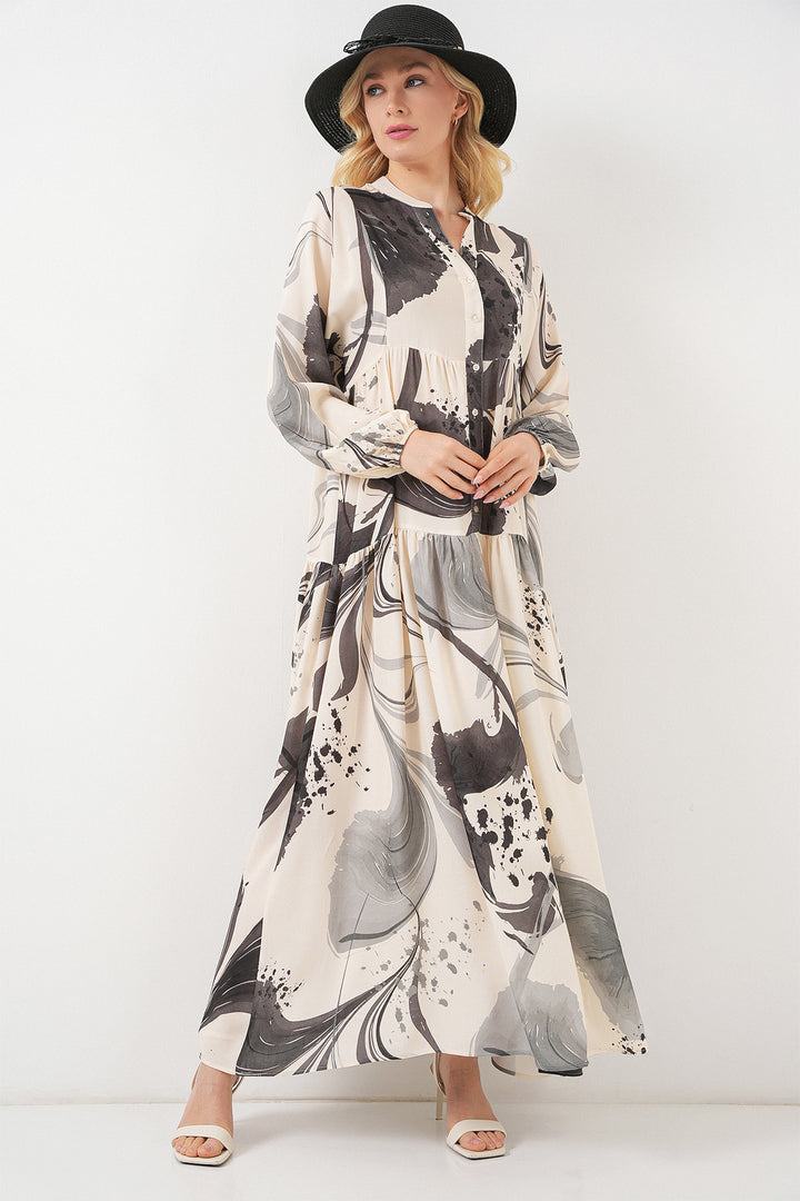 Bigdart Robe longue modélisée pour femme 2585 - Noir