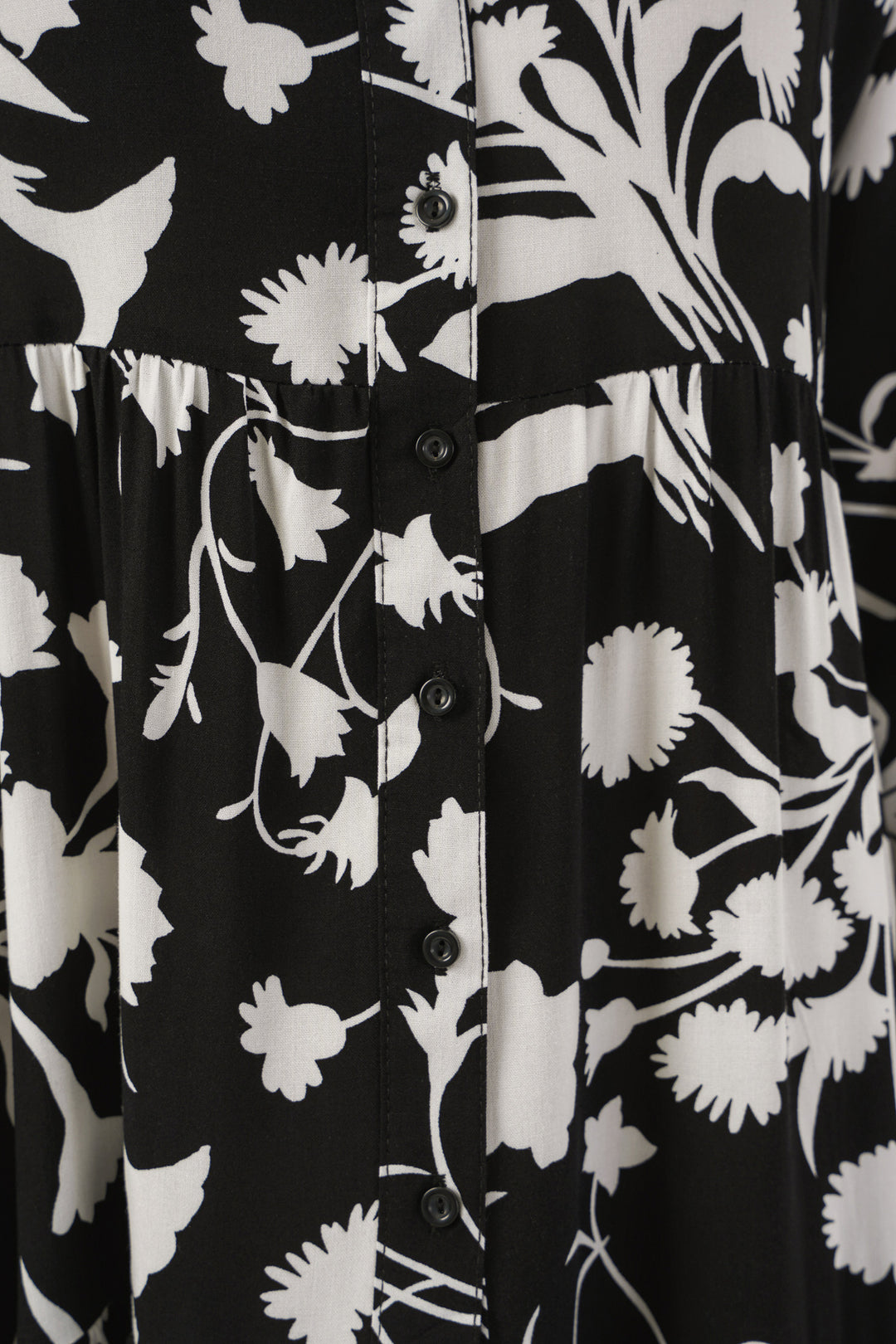 Bigdart Robe longue à motifs pour femme 2585 - Noir - Blanc 1
