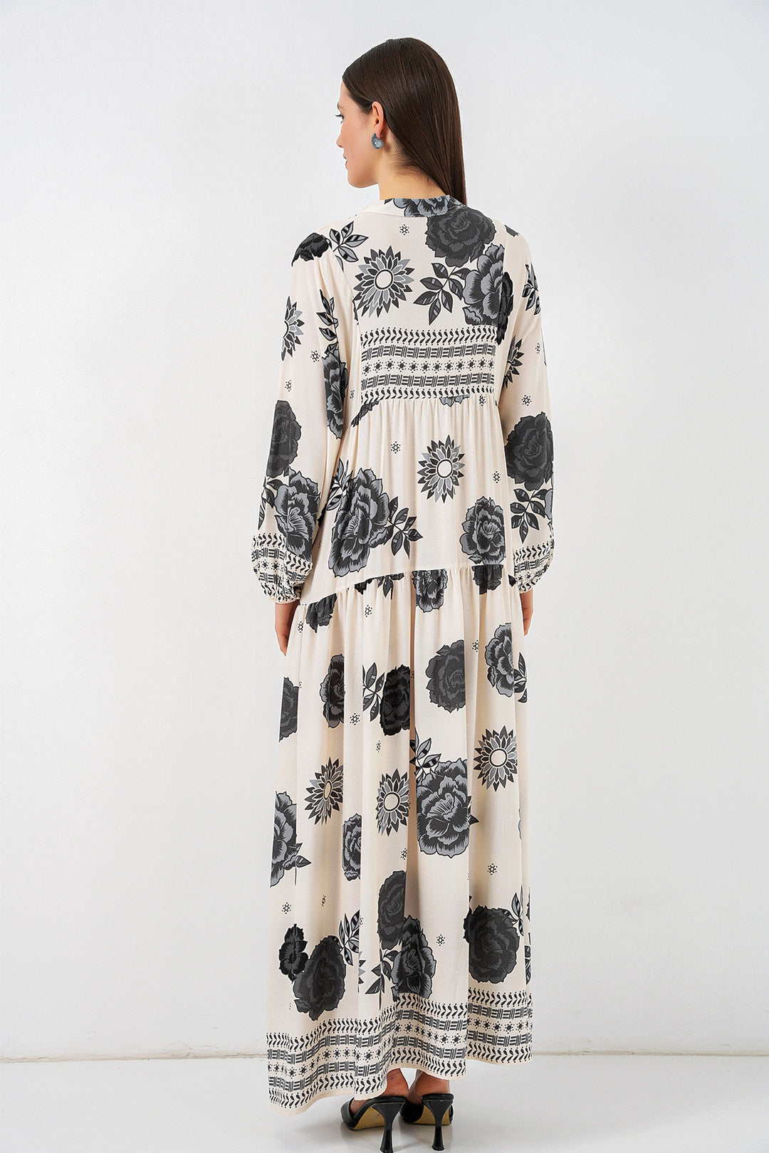 Bigdart Robe longue modifiée pour femme 2585 - Écru clair