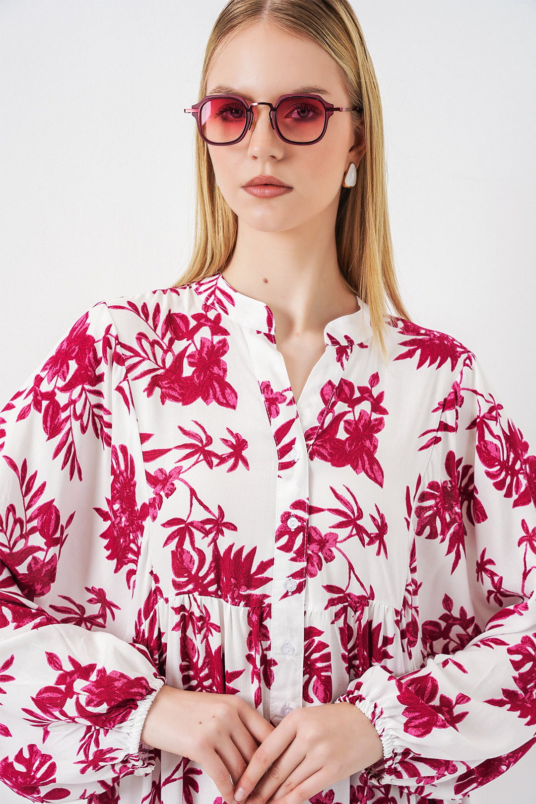 Bigdart Robe longue modeste à motifs pour femme 2585 - v. Rouge
