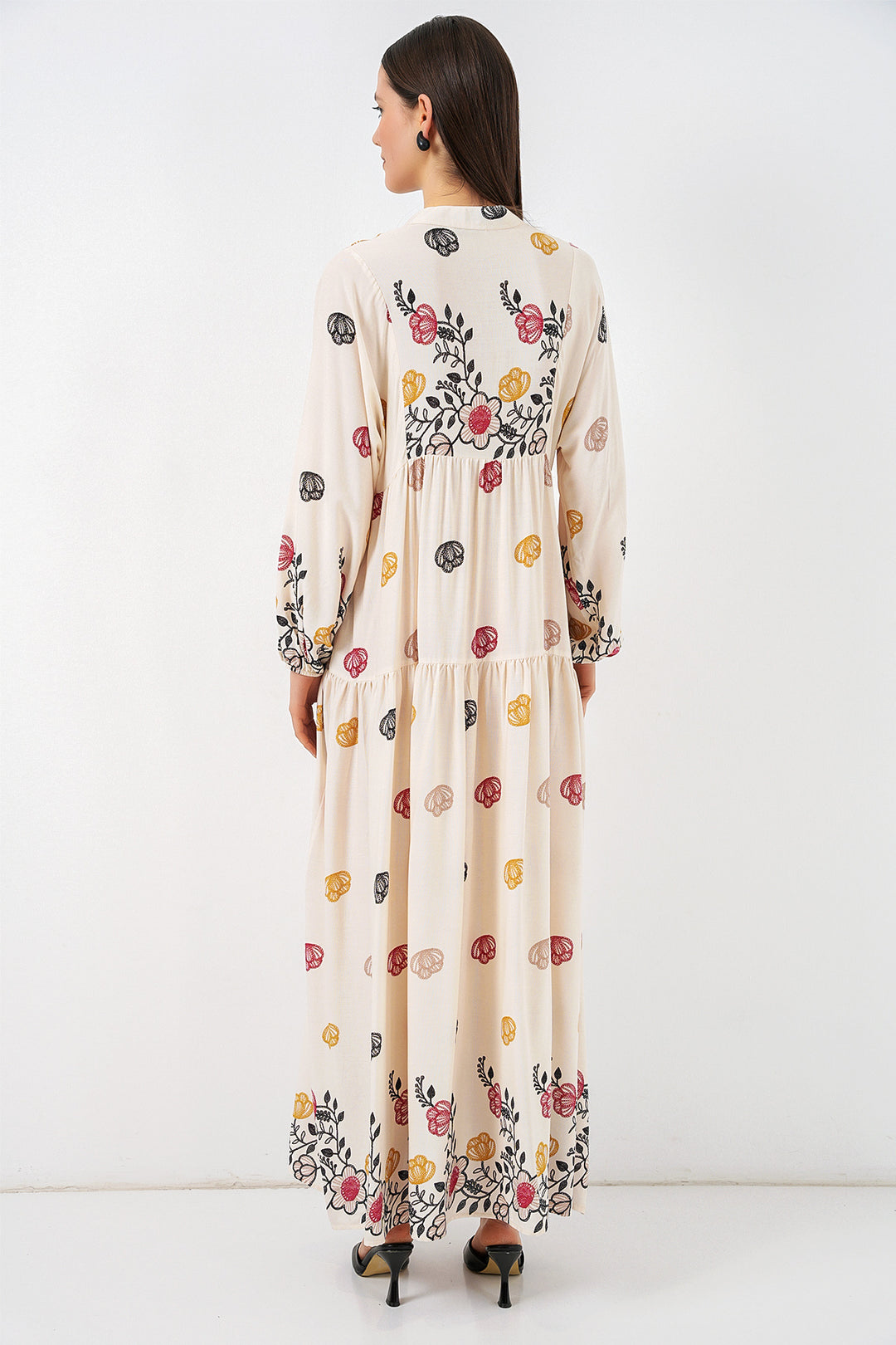 Bigdart Robe longue modifiée pour femme 2585 - Beige clair