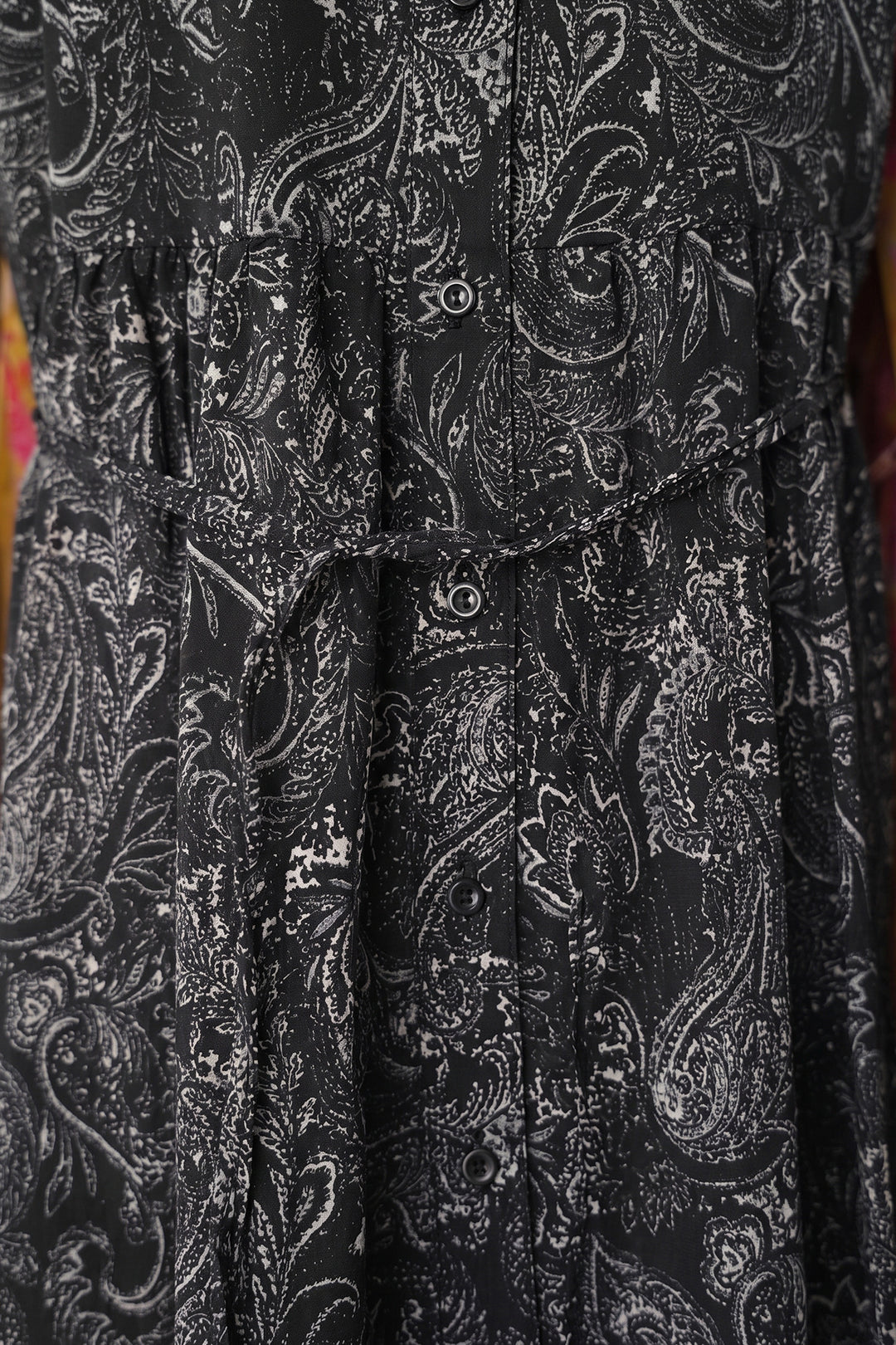 Bigdart Robe Femme Longue Imprimée Modeste 2586 - Noir
